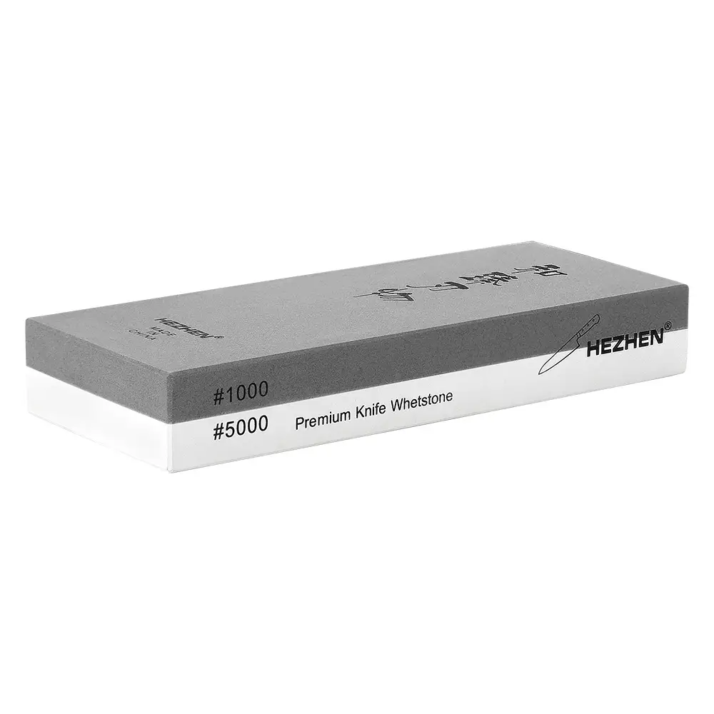 Xinzuo HEZHEN Simple whetstone set (TPR base) 1000/5000 grit HZ-HS-JYMDS-1/5