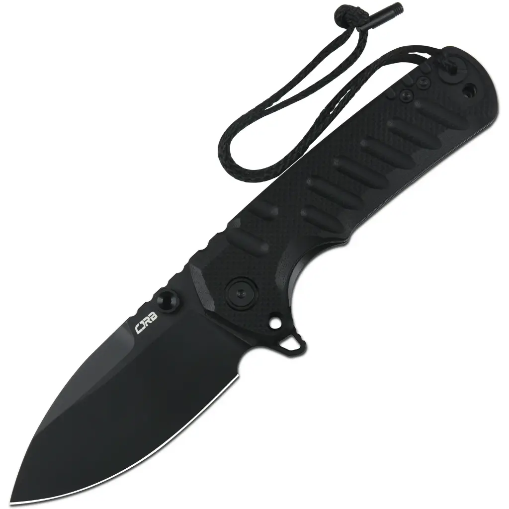 CJRB Tundra J1966 D2 Steel Blade Black G10 Handle Folding Knives