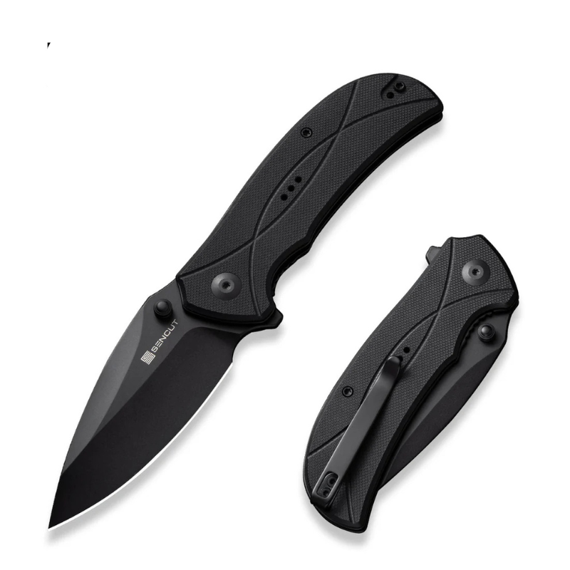 SENCUT Hyrax Black G10 Handle Black 9Cr18MoV Blade 