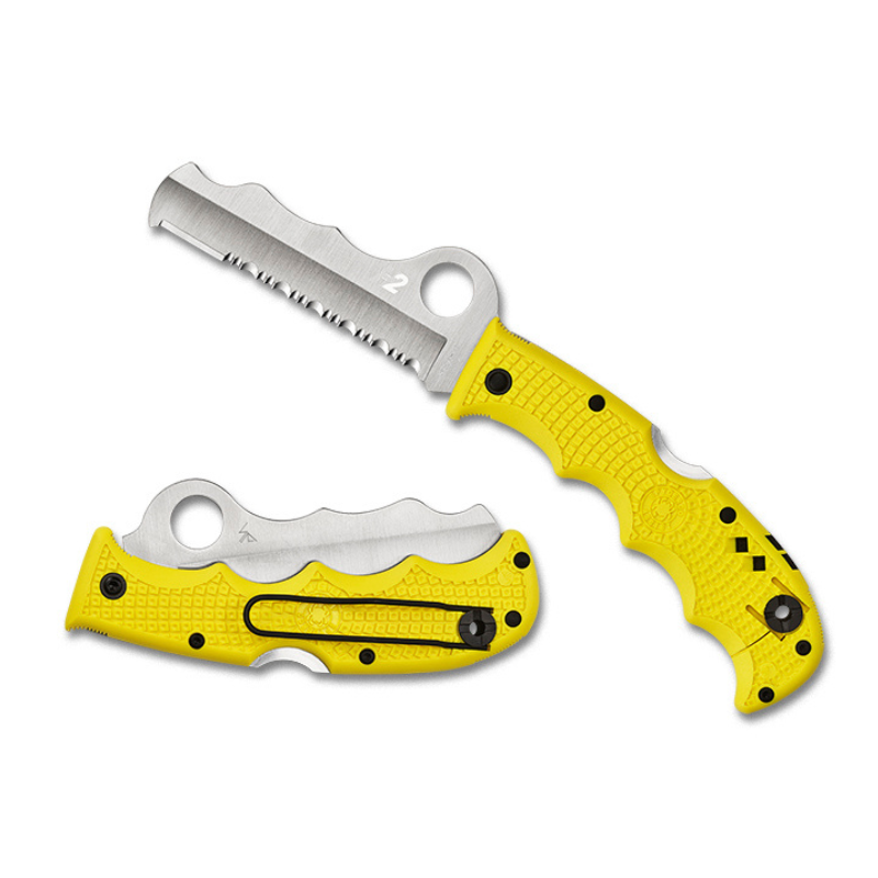 Spyderco ASSIST SALT FRN YELLOW Knife