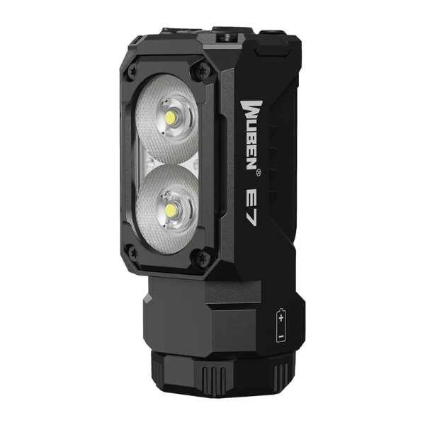 WUBEN E7 Multi-functional EDC Flashlight 1800 Lumens Black