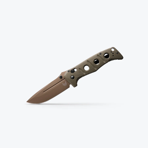 Benchmade ADAMAS MAGNACUT OD GREEN G10 DROP-POINT