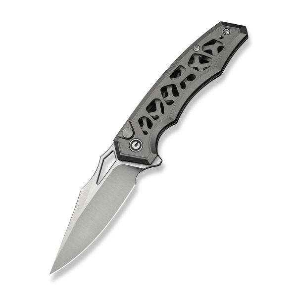 Civivi Anaaki Skeletonized Gray Aluminum Handle Satin Finished Nitro-V Blade