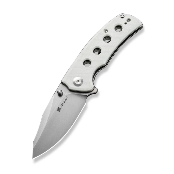 SENCUT Excalis White G10 Handle Satin Finished 9Cr18MoV Blade