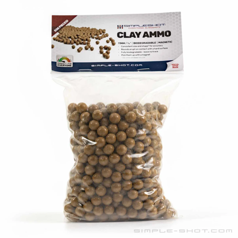 SimpleShot Clay Slingshot Ammo