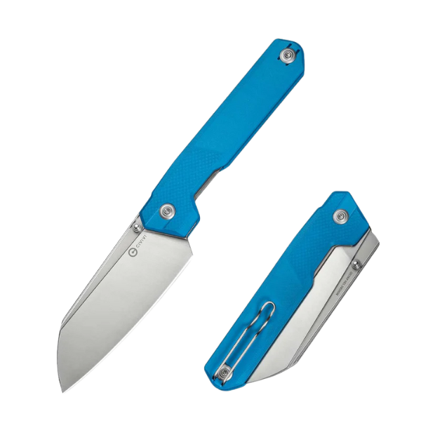 CIVIVI Hid Thumb Stud Knife G10 Handle Blue