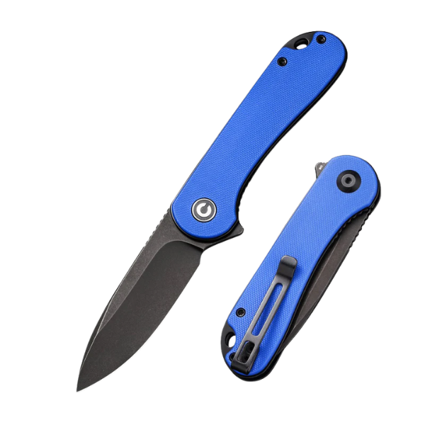 CIVIVI Elementum Blue G10 Handle Black Stonewashed D2 Blade