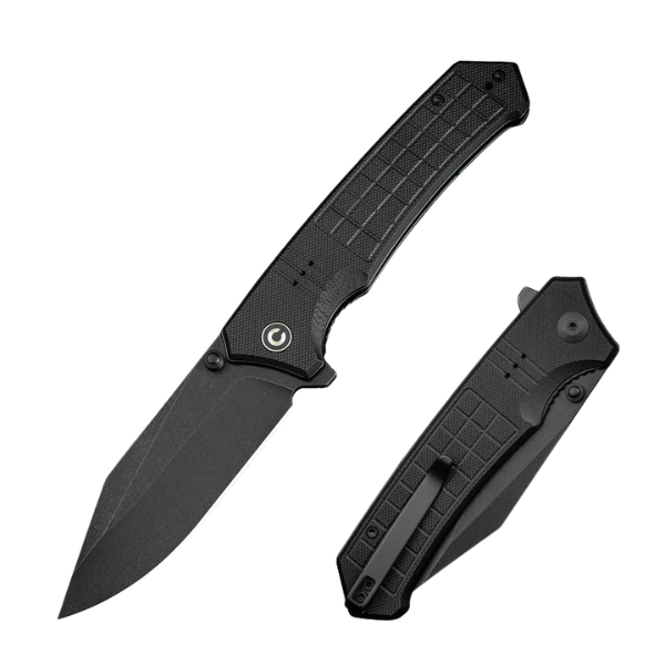 CIVIVI Tacticorix Black G10 Handle Black Stonewashed Nitro-V Blade