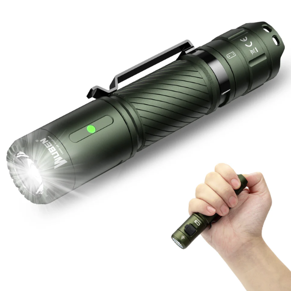 WUBEN C3 Green 1200 Lumen Compact Flashlight