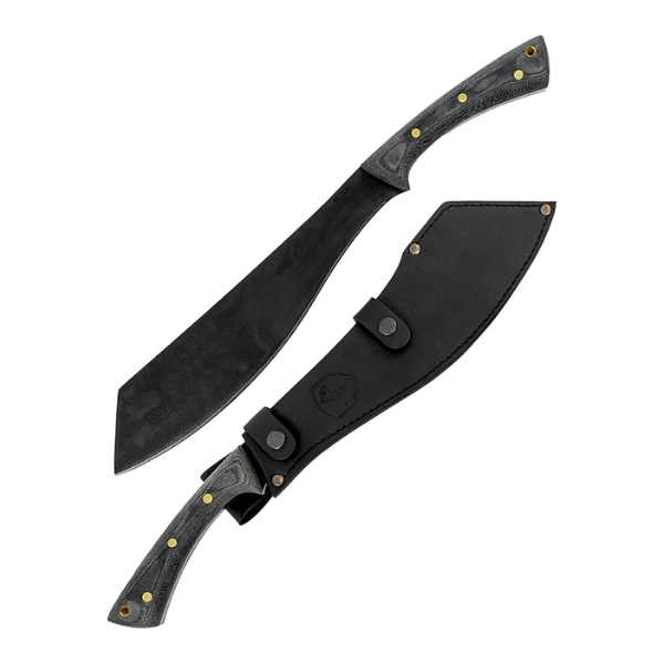 Condor Warlock Heavy Duty Machete - 1075 High Carbon Steel - Hand Crafted Leather Sheath