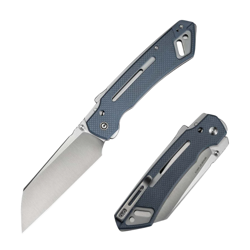 CIVIVI Buster FG Neutral Blue Coarse G10 Handle Satin Finished Nitro-V Blade
