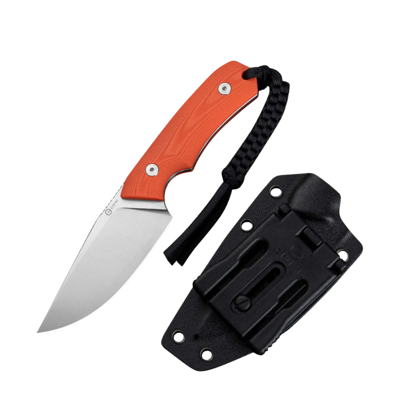 CIVIVI Gander Orange G10 Contoured Handle Satin Finished 14C28N Blade