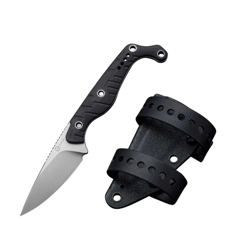 CIVIVI SŌKN Black G10 Handle Stonewashed Nitro-V Blade