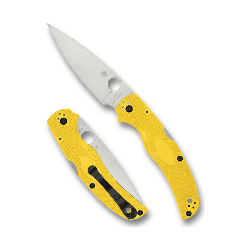 Spyderco Yellow Native Chief Lightweight Salt CPM MagnaCut