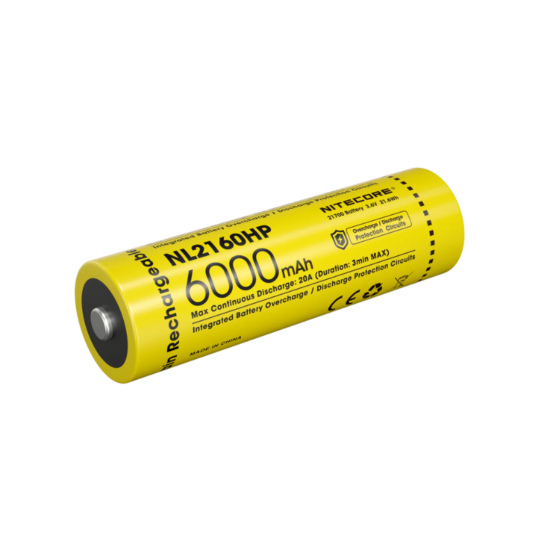 Nitecore NL2160HP 6000mAh Rechargeable 21700 Battery