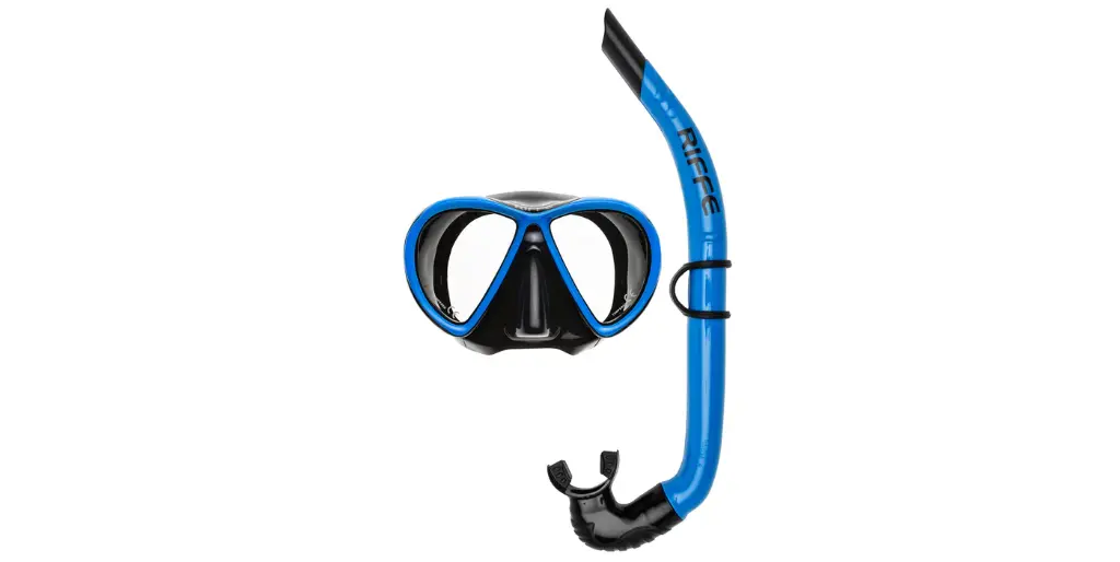 Riffe Discovery Mask & Snorkel Kit - Mahana Tahitian Blue 