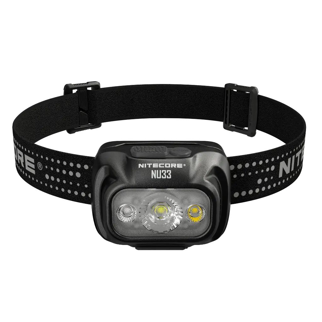 Nitecore NU33 700 Lumen LED Rechargeable Headlamp with White and Red Beams 
