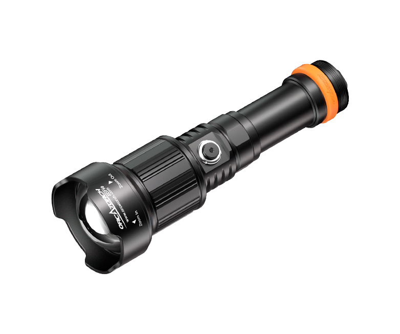 OrcaTorch ZD710 Dive light Adjustable beam 