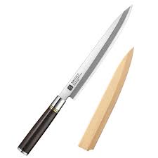 XINZUO 240mm Yanagiba Sushi Knife, Ebony Wood Handle SE 240
