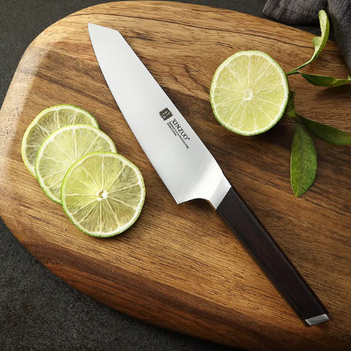 XINZUO 5″ Utility Knife, German 1.4116 Stainless Steel, Ebony Wood Handle B5S-WY