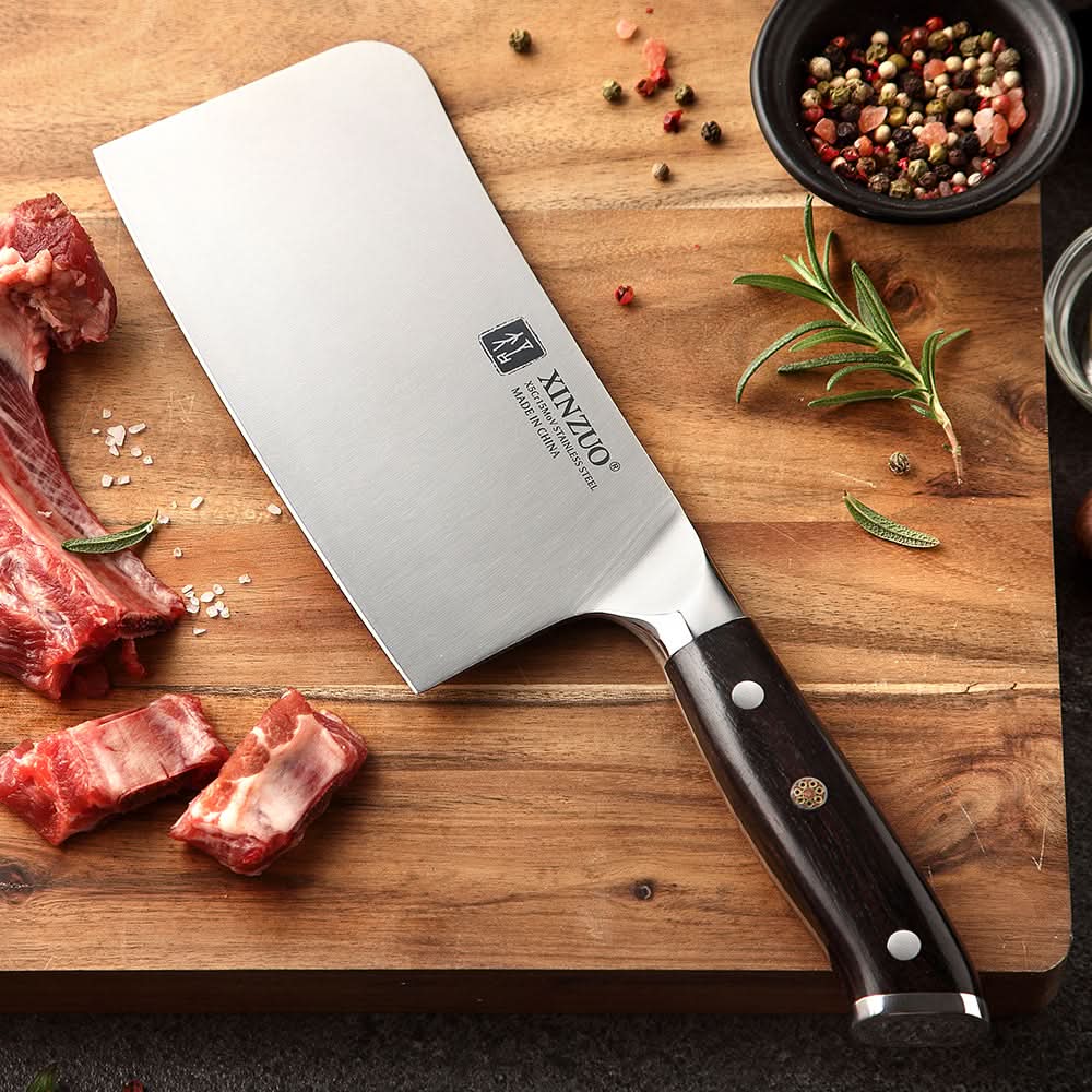 XINZUO YU SERIES Stainless Steel 6.5‘’ inch Bone Chopper Knife B13S-KG 