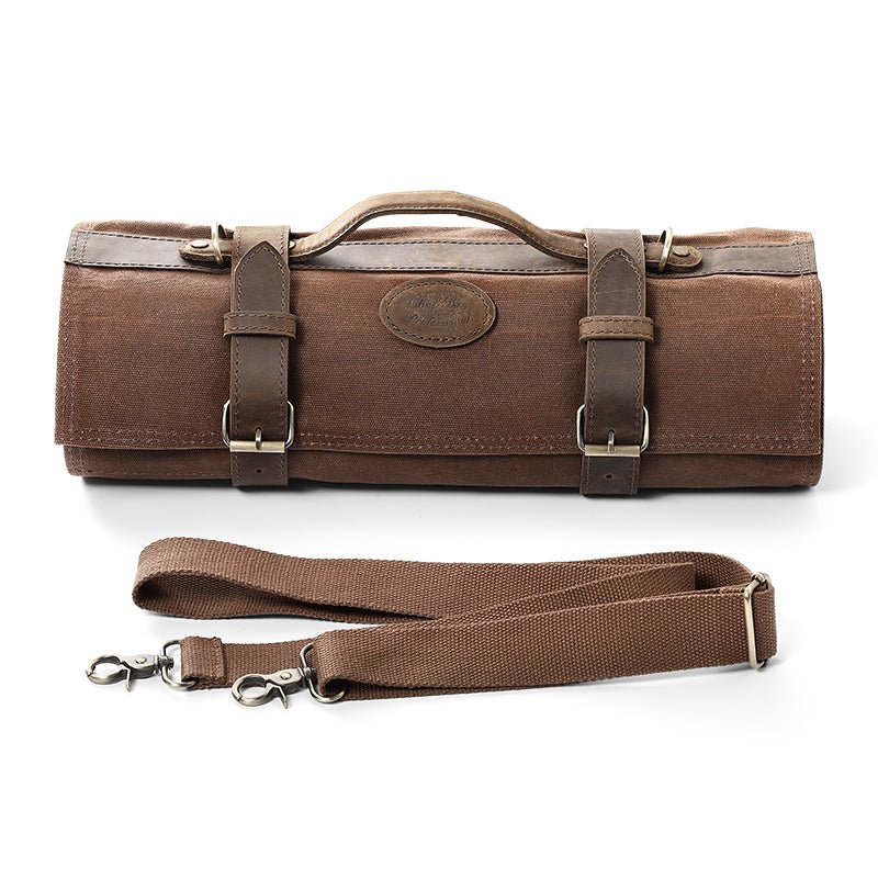 Xinzuo Premium Leather Vintage Knife Roll Bag XZ-FB-CSB