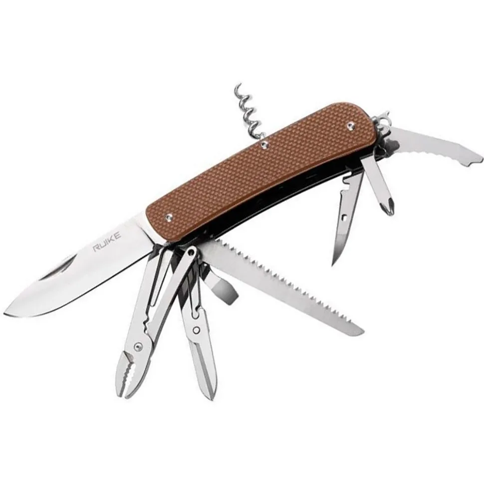 Ruike L51-N Multitool Brown G10