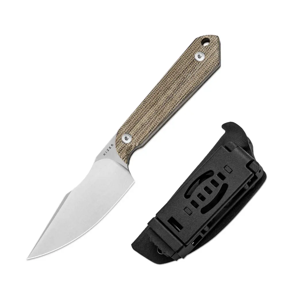 Kizer Mini Harpoon | AEB-L | Micarta | KizerV™ 1040S7