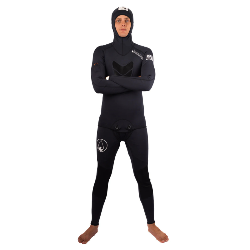 Waihana Black Essentials Wetsuit 3mm