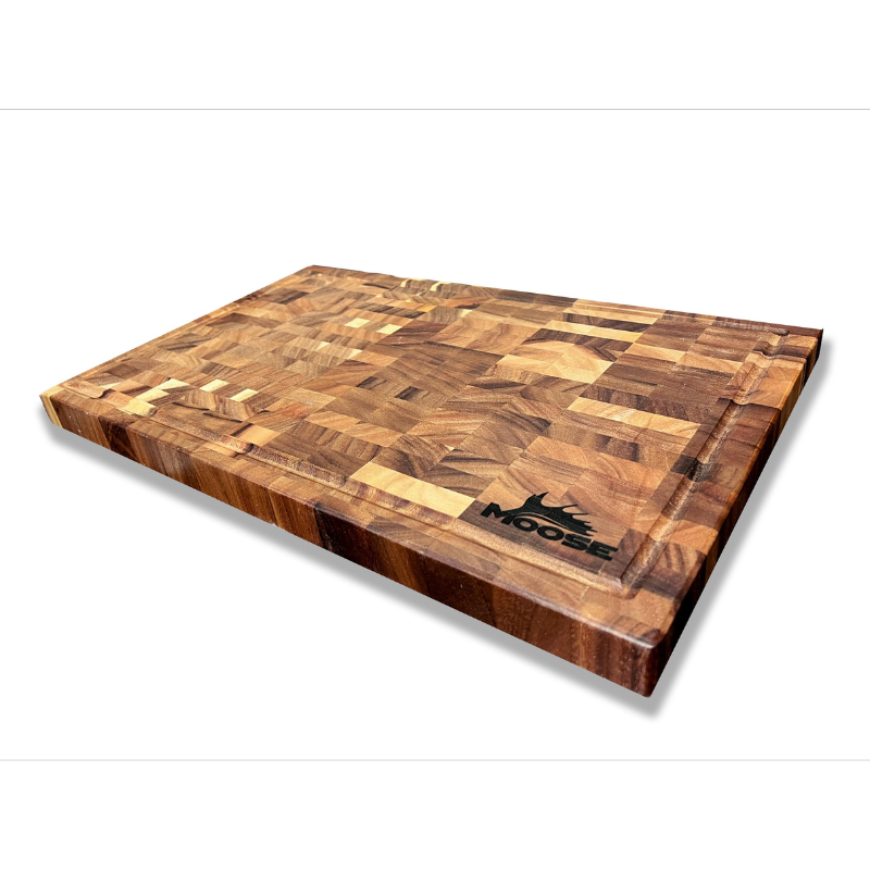 Moose Cutting Board Large End Grain
