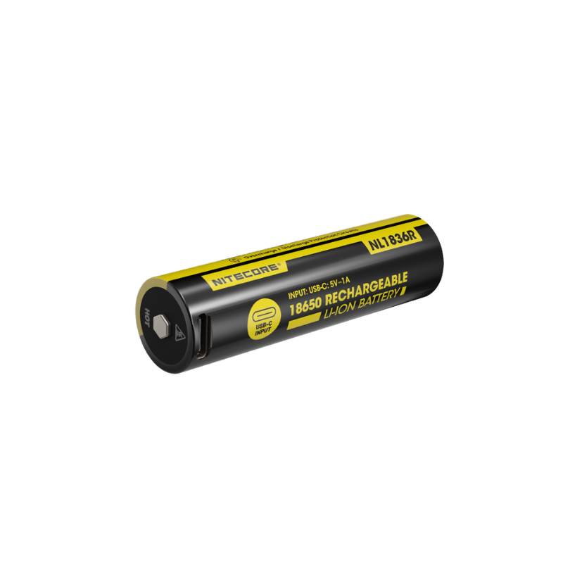 Nitecore NL1836R 3600mAh USB-C Rechargeable 18650 Battery