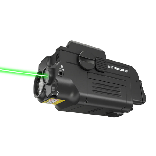 Nitecore NPL25 GL 900 Lumen Rechargeable Mounted Flashlight with Green Laser Sight