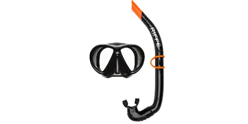 Riffe Discovery Mask & Snorkel Kit - Mahana Black