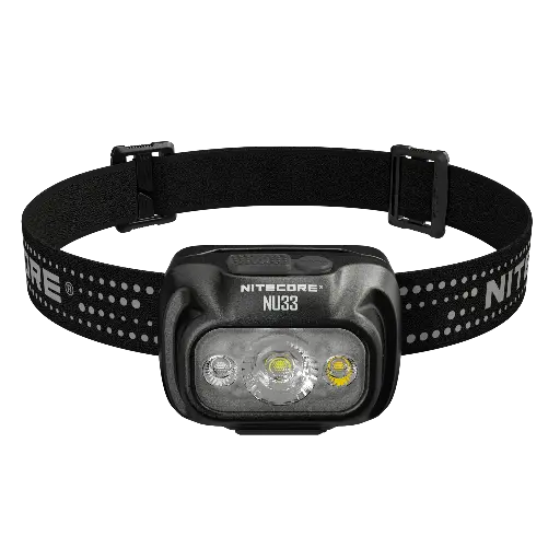 Nitecore NU33 700 Lumen LED Rechargeable Headlamp with White and Red Beams 
