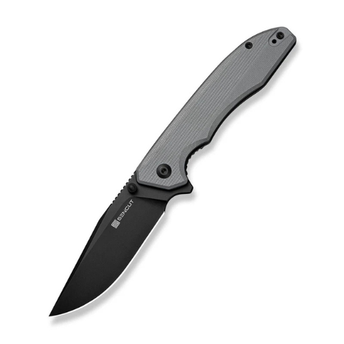 SENCUT Sylor Flipper & Thumb Stud Knife G10 Handle (3.35" D2 Blade) S25056-1