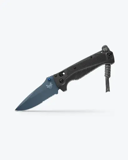 Benchmade Adira Tempest Gray SERRATED