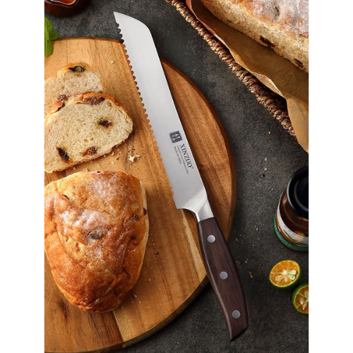 XINZUO ZHI SERIES XINZUO 8'' inch Serrated Bread Knife B35-MB