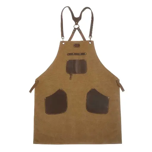 Xinzuo Canvas & Leather Chef Apron WQ-Z