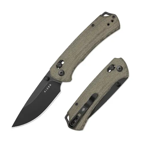 Kizer T1 CD | Kizer Clutch Lock™ | Norplex UltreX™ Micarta | KizerV™ 3490.2CA1