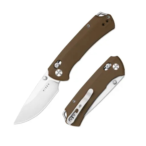 Kizer T1 CD | Kizer Clutch Lock™ | Drop Point Blade | Nitro-V | G10 | KizerV™ 3490.2CA2 