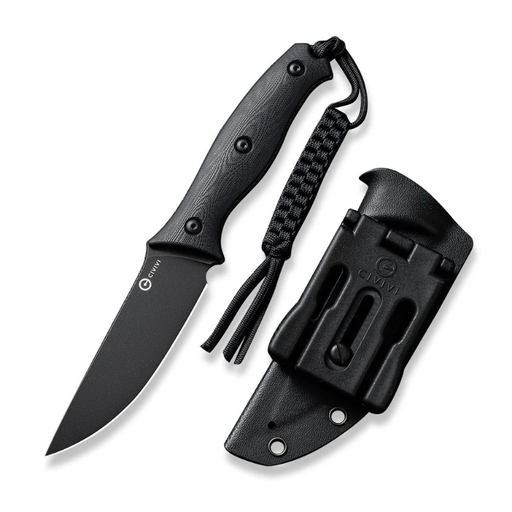Civivi Stormridge Black G10 Handle Black Stonewashed Nitro-V Blade 
