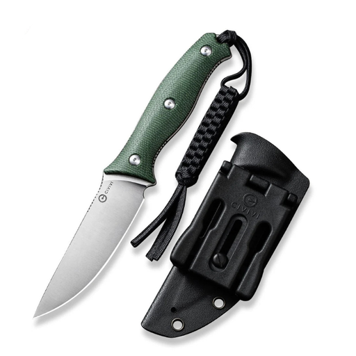 Civivi Stormridge Green Canvas Micarta Handle Satin Finished Nitro-V Blade 