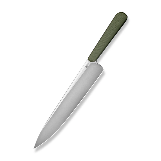 Civivi Cibus Milled OD Green G10 Handle Satin Finished 14C28N Blade