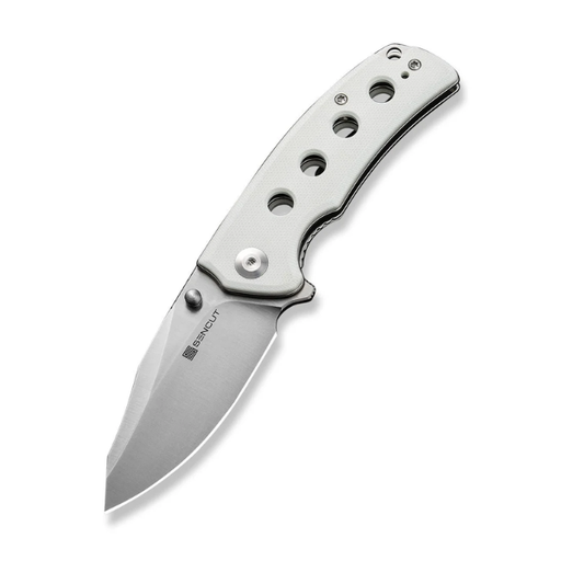 SENCUT Excalis White G10 Handle Satin Finished 9Cr18MoV Blade