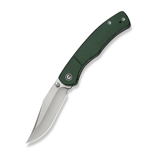 Civivi Clingman Green Canvas Micarta Handle Satin Finished Nitro-V Blade