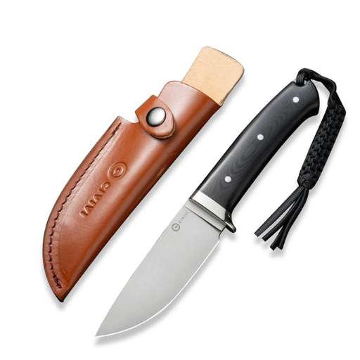 Civivi Cloud Peak Black G10 Handle With Nickel-Silver Guard Satin Finished Nitro-V Blade