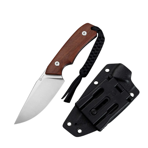 CIVIVI Gander Guibourtia Wood Contoured Handle Satin Finished 14C28N Blade